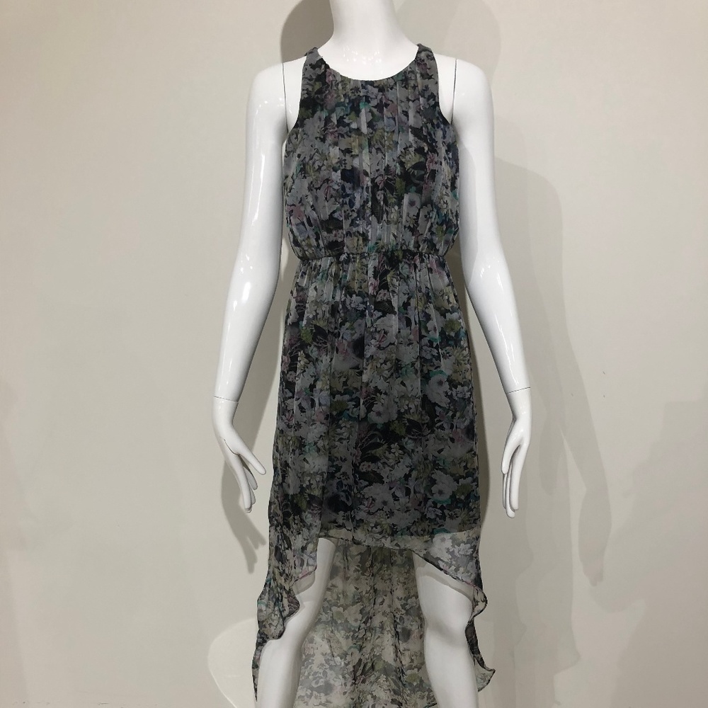 Zara floral print sleeveless dress